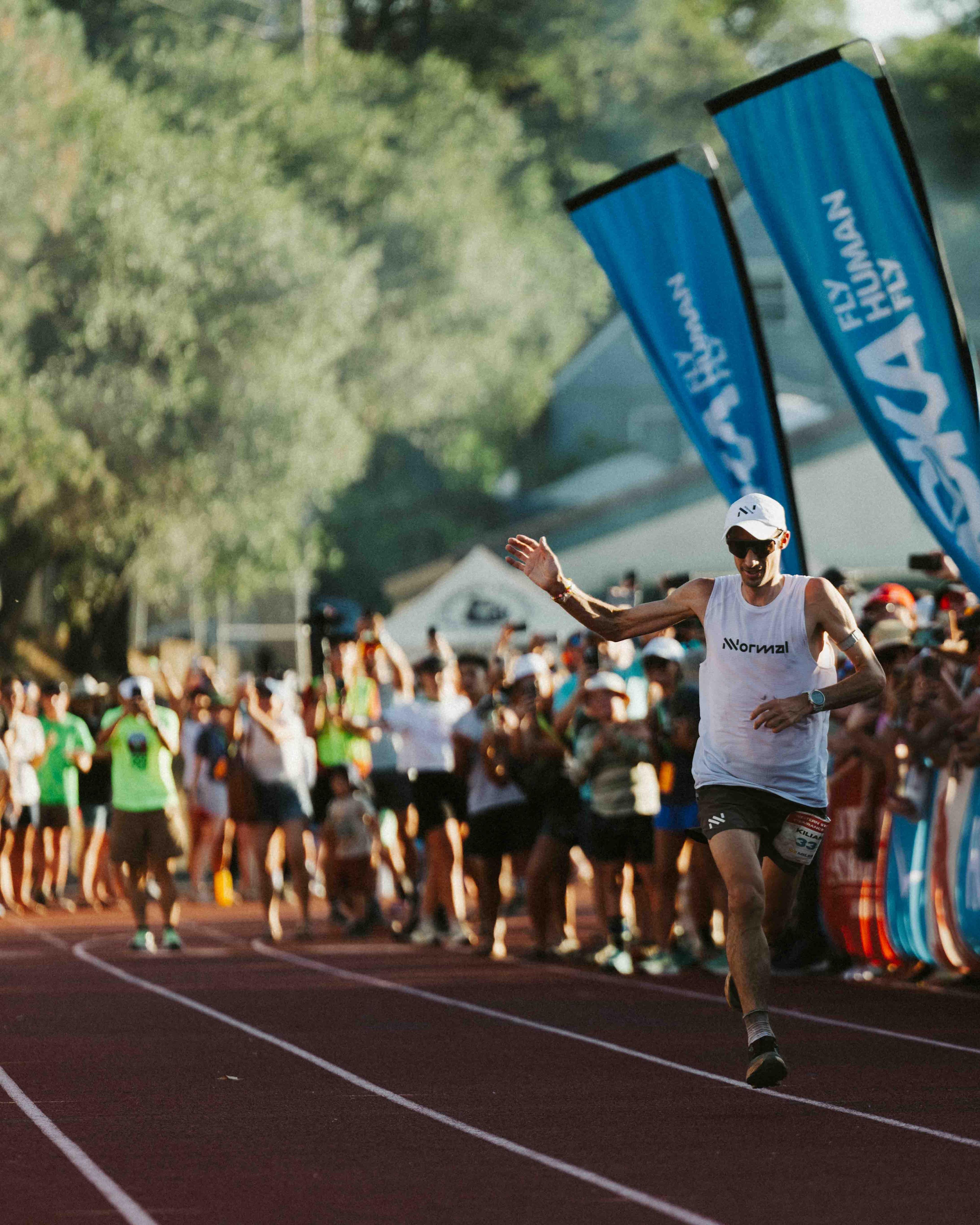 Kilian Jornet arrivée Western States 100